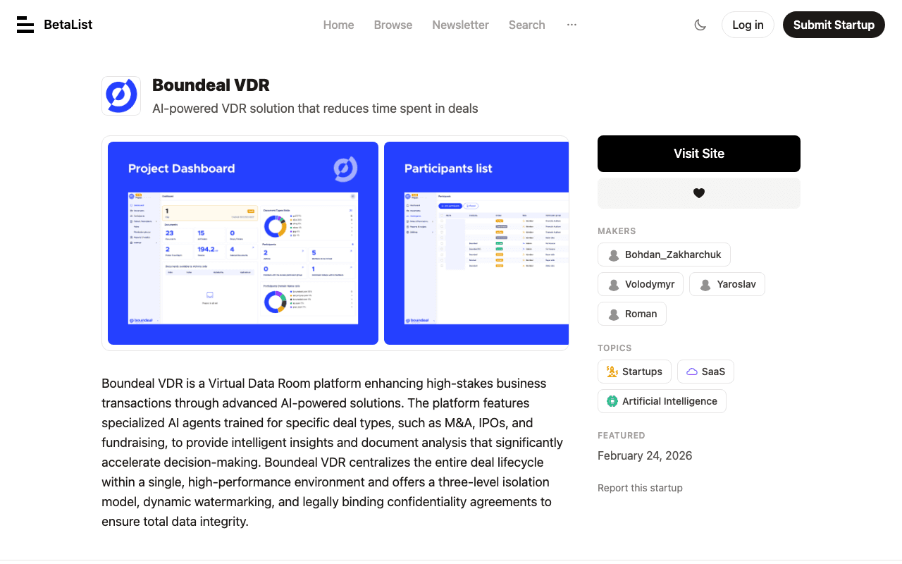 Boundeal Vdr