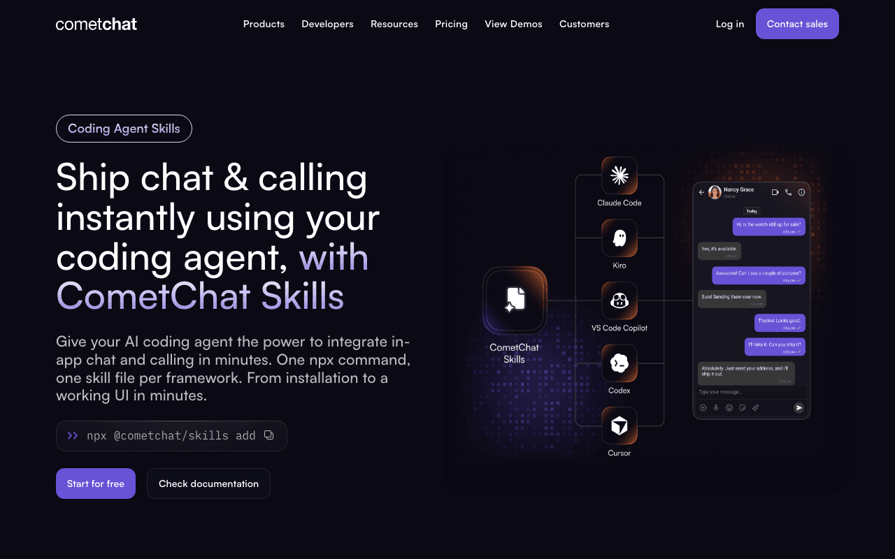 Chat Skills for AI Agents