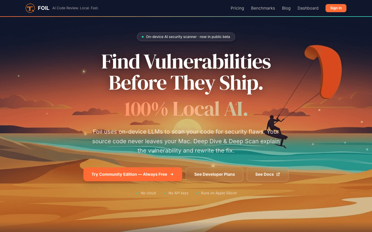 Foil AI Code Security