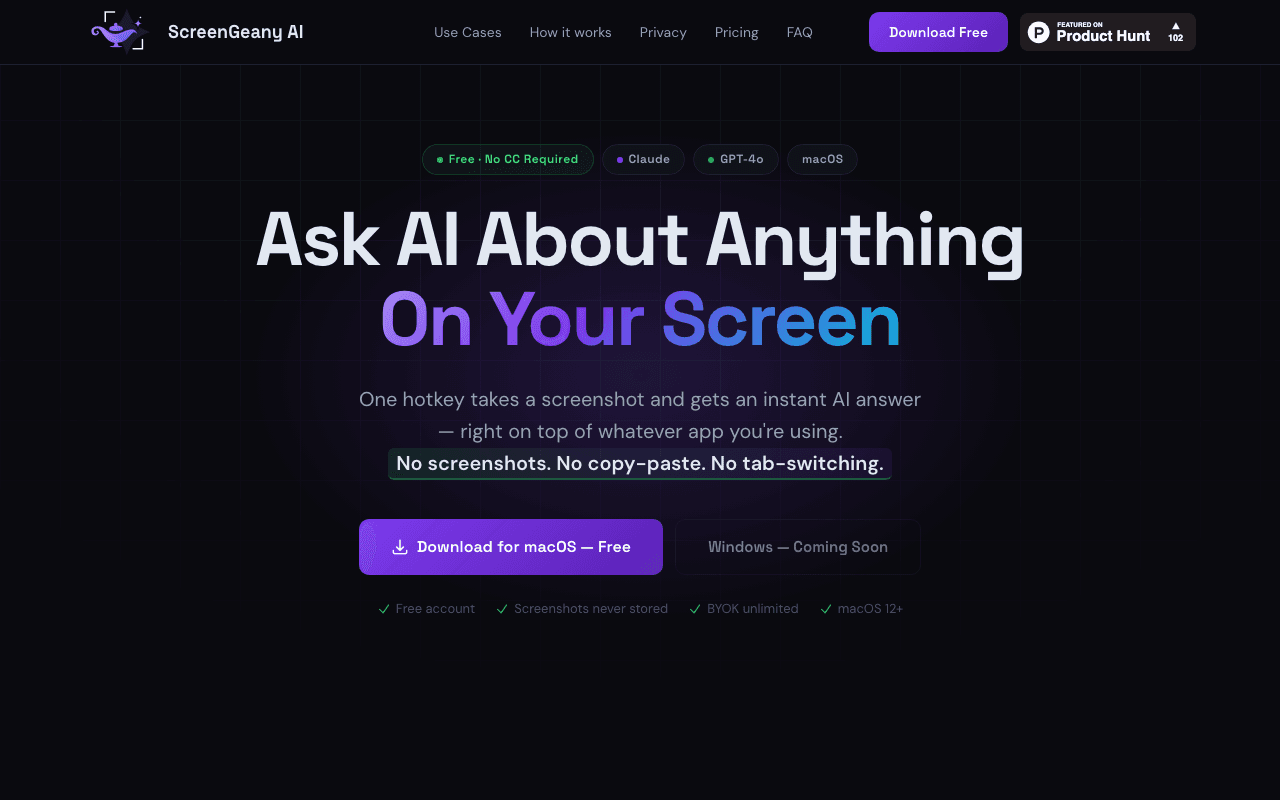 ScreenGeany AI