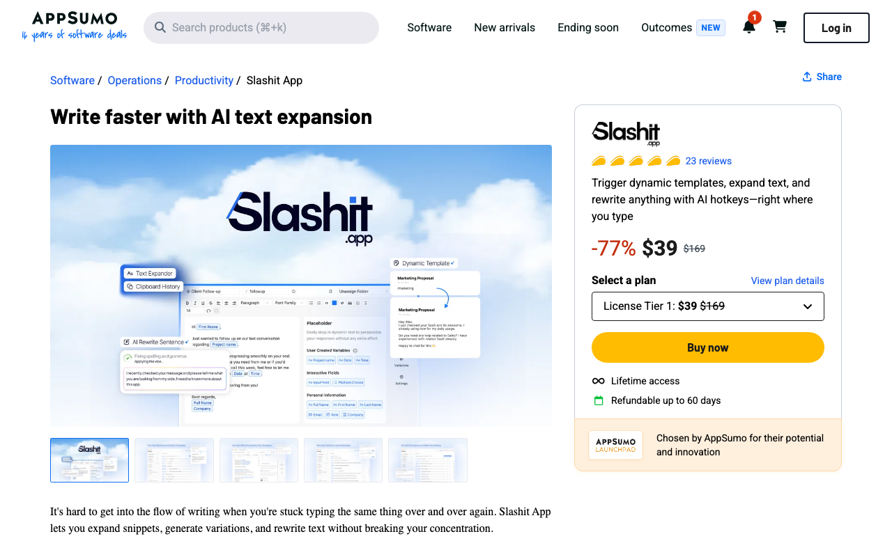 Slashit App
